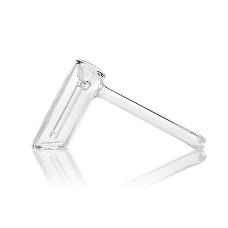 thumbnail image 2 of GRAV Clear Hammer Bubbler – Borosilicate Glass, Compact Hand Pipe, USA Brand 2 of 5