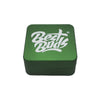 Best Buds Flat Square Aluminium Grinder Grass