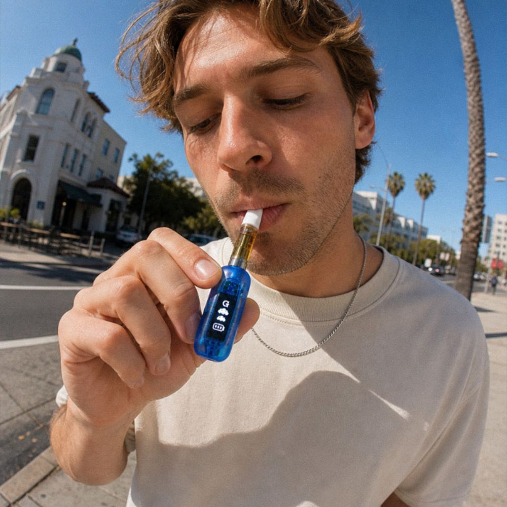 Gpen 510 Original Retro Blue in use