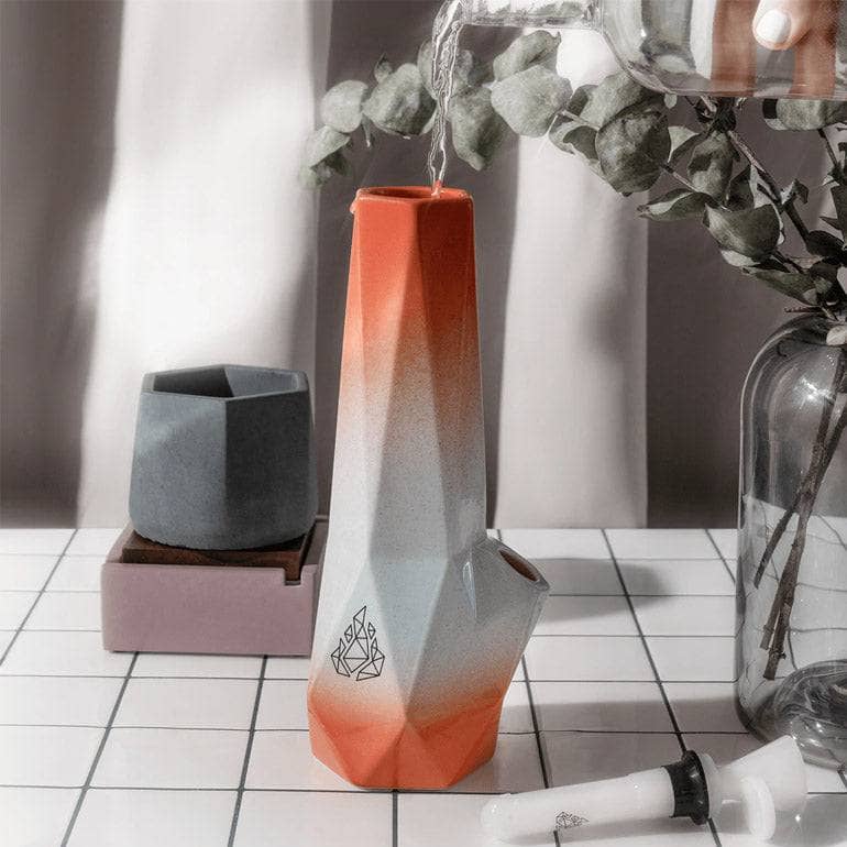 BRNT Hexagon Peach Haze Bong 