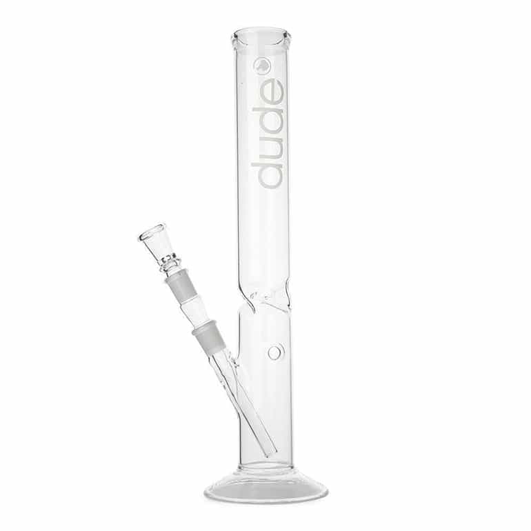 Dude - Straight With Ice Twist Bong Set Large Herbalize Store