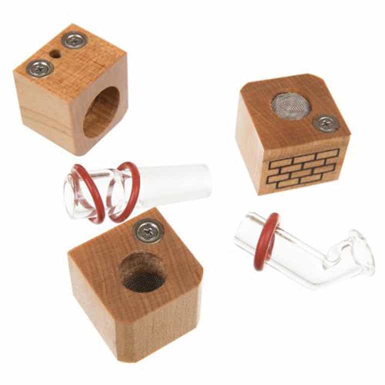 Sticky Brick Flip Brick Vaporizer - The Wooden Block Vape Sticky Brick Flip Brick Vaporizer - The Wooden Block Vape