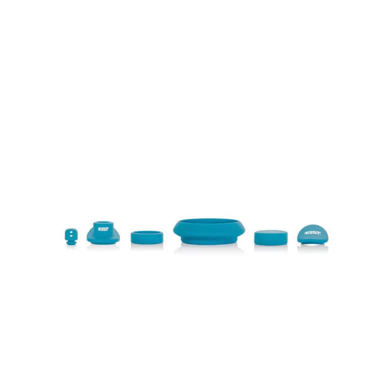 GRAV Deco Beaker in Silicone parts blue