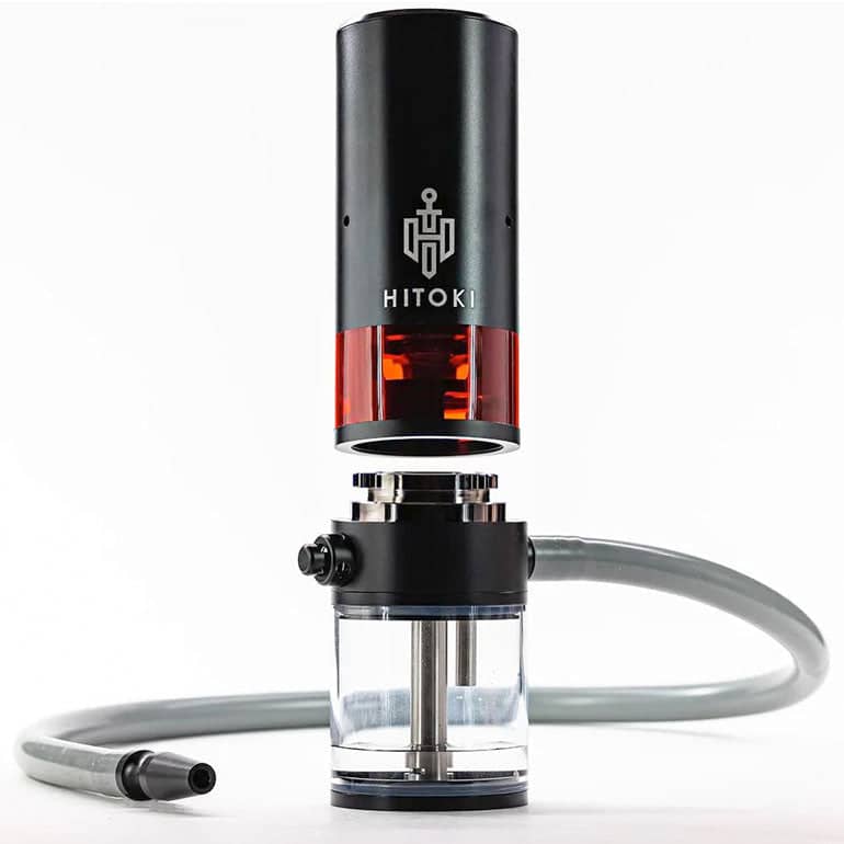 HITOKI The Trident 2.0 Laser water pipe open