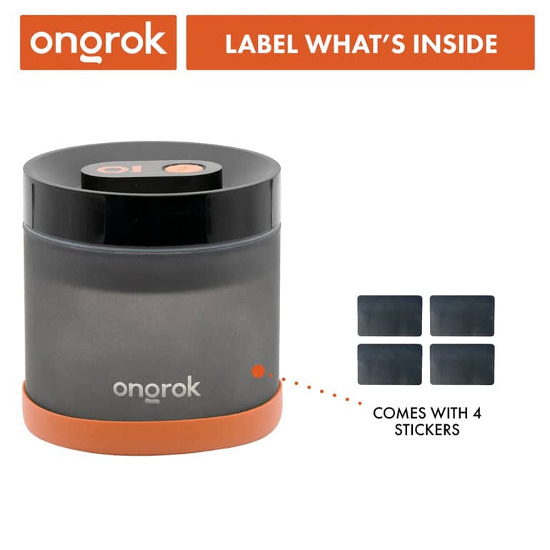 ONGROK Vacuum Pump Jar Label