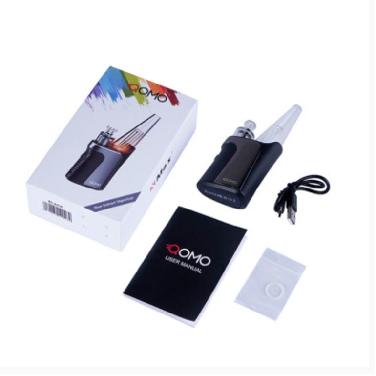 Xmax Qomo Vaporizer included in the box